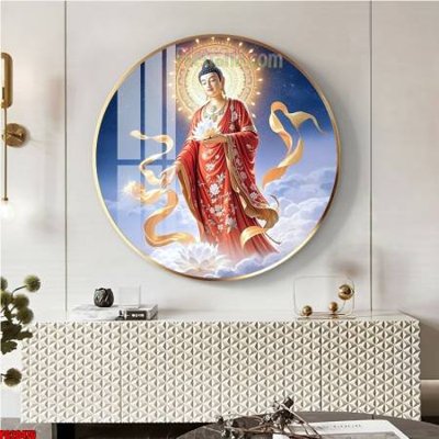 File gốc File tranh tròn phật giáo 5D PG20476 (trang trí) phòng ngủ