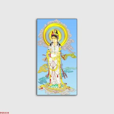 File gốc File tranh phật PG5038 (trang trí) phòng trẻ em