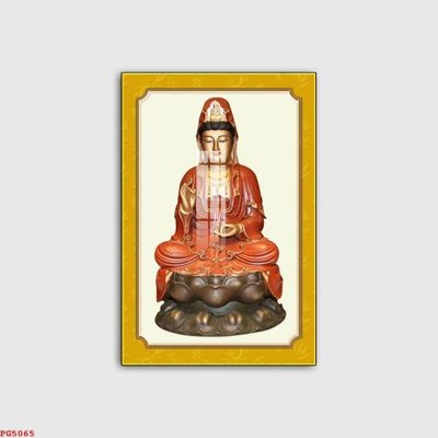 File in mica File tranh phật PG5065 (bản gốc) làm vách ngăn