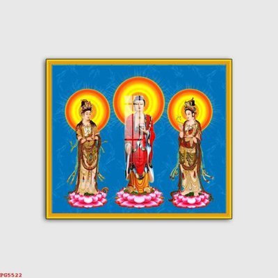 File in trần File tranh phật PG5522 (bản gốc) phong cảnh