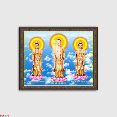 File gốc File tranh phật PG5676 (in tráng gương) hiện đại