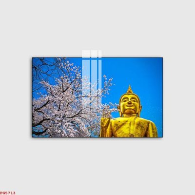 File in mica File tranh phật PG5713 (bản gốc) làm vách ngăn