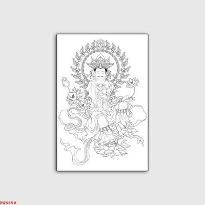 File tranh File tranh phật PG5850 (ảnh gốc) sắc nét hoàn hảo