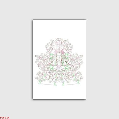 File PSD File tranh phật PG5914 (bản gốc) dễ dàng edit