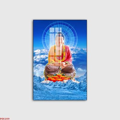 Ảnh gốc file in lụa File tranh phật PG6209 chi tiết
