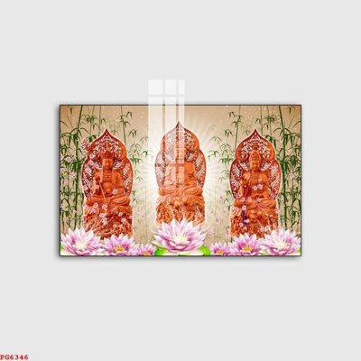 Download file gốc File tranh phật PG6346 (in lụa) hoa lá