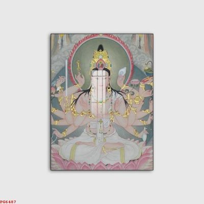 File gốc File tranh phật PG6487 (ảnh chi tiết) để in trần