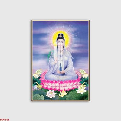 Ảnh gốc File tranh phật PG6506 (độ nét cao) in tráng gương