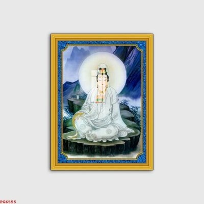 File gốc File tranh phật PG6555 (ảnh chi tiết) để in trần