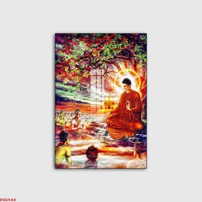 Ảnh gốc file in lụa File tranh phật PG6588 chi tiết