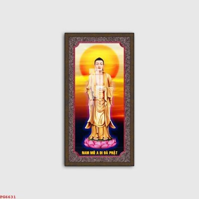 File tranh gốc in trần nhà File tranh phật PG6631 3D