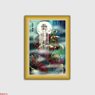 File in trần File tranh phật PG6672 (bản gốc 3D) sống động