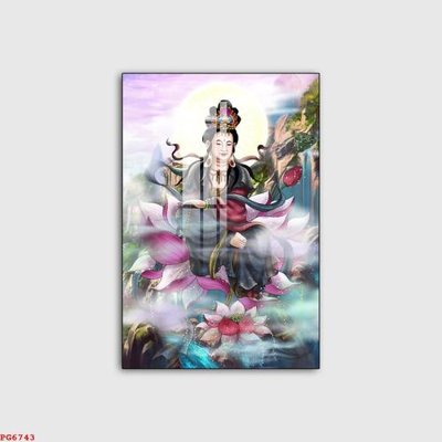 File gốc in tráng gương File tranh phật PG6743 chi tiết