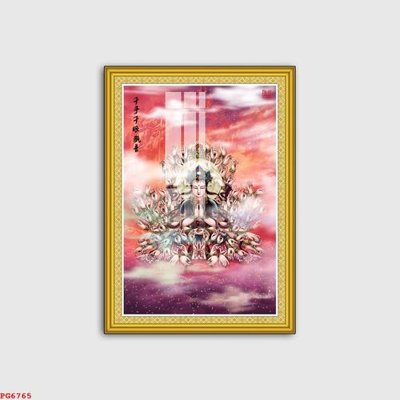 File in trần File tranh phật PG6765 (bản gốc) bầu trời