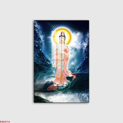 File gốc File tranh phật PG6874 (ảnh chi tiết) để in trần