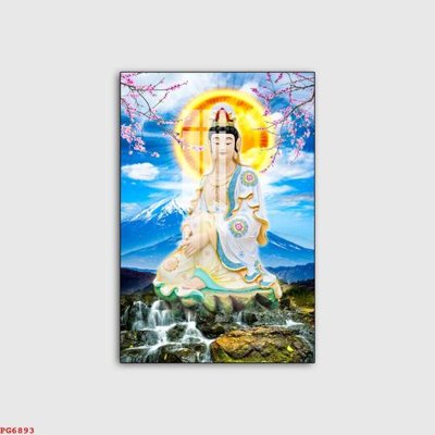 File tranh in trần 3D File tranh phật PG6893 (ảnh gốc)