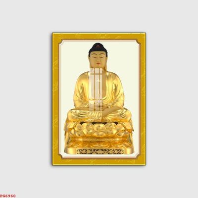 File PSD File tranh phật PG6960 (nguyên bản) cho thiết kế
