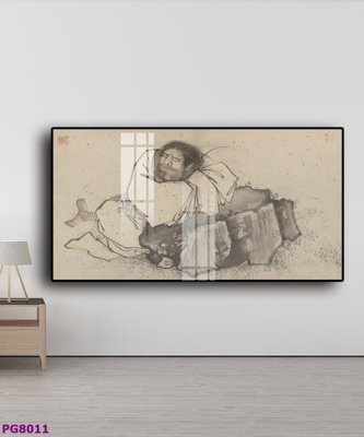 File PSD File tranh phật cổ PG8011 (gốc) cho designer