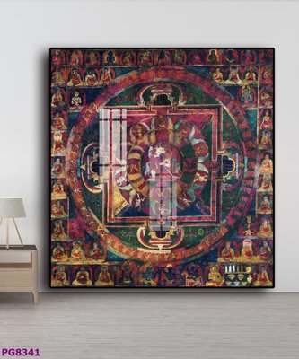 File gốc File tranh phật cổ PG8341 (chuẩn CMYK) cho nhà in