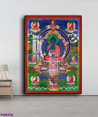 File tranh File tranh phật cổ PG8356 (gốc) phong cách tối giản