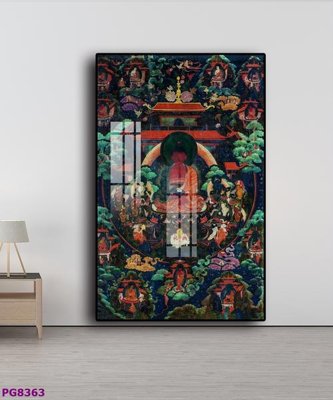 File tranh gốc File tranh phật cổ PG8363 (bản quyền) Filetranh.com