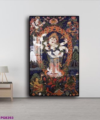 File tranh gốc File tranh phật cổ PG8393 (bản quyền) Filetranh.com