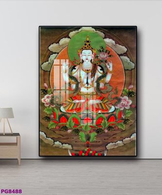 Download file File tranh phật cổ PG8488 (gốc) in mica cao cấp