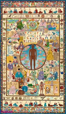 File tranh in mica File tranh phật cổ PG8580 (độ phân giải cao)