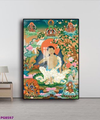 Hình ảnh file gốc in lụa File tranh phật cổ PG8597