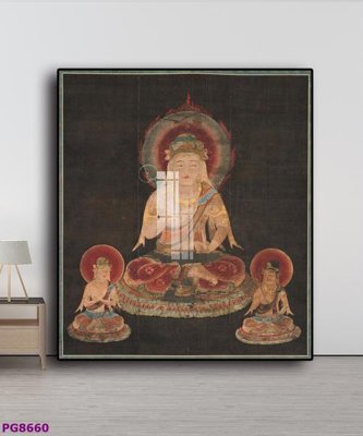 File ảnh File tranh phật cổ PG8660 (gốc) in backdrop sự kiện