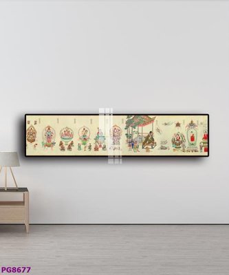 File gốc File tranh phật cổ PG8677 (in lụa) tranh mã đáo