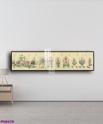 File PSD File tranh phật cổ PG8678 (chất lượng in ấn)