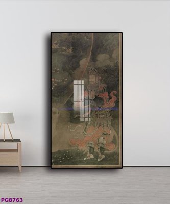 File gốc File tranh phật cổ PG8763 (in lụa) hoa văn cổ điển