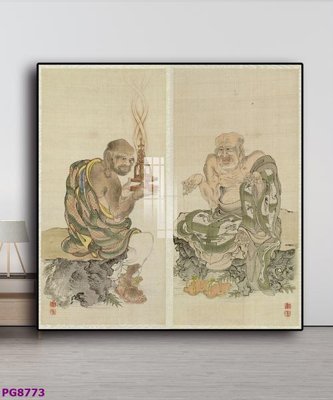 File gốc File tranh phật cổ PG8773 (in mica) làm quà tặng