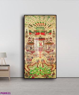 File tranh trang trí File tranh phật cổ PG8921 (file gốc)