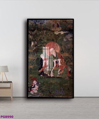 File tranh in tráng gương File tranh phật cổ PG8990 (siêu nét)