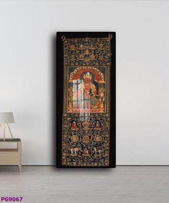 File ảnh File tranh phật cổ PG9067 (gốc) in decal dán tường