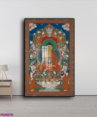 File in trần File tranh phật cổ PG9070 (file gốc) chủ đề vũ trụ