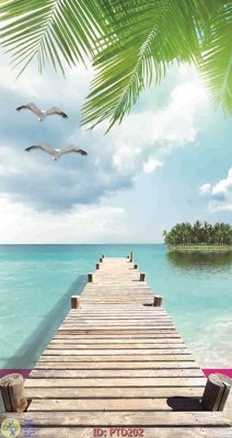 File PSD File phong thủy đứng thác nước PTD202 (bản gốc) dễ dàng edit