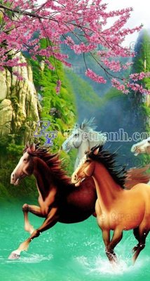 File gốc File phong thủy đứng thác nước PTD2092 (in mica) làm bảng hiệu