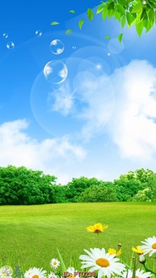 File tranh gốc File phong thủy đứng thác nước PTD238 (bản quyền) độc đáo