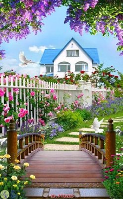 File in ấn File phong thủy đứng thác nước PTD263 (bản gốc) chất lượng cao