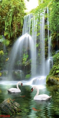 File PSD File phong thủy đứng thác nước PTD479 (bản gốc) độ phân giải cao