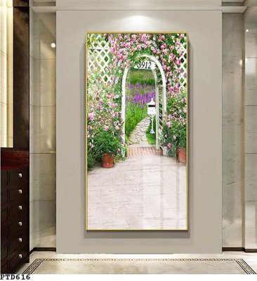 Download file tranh PSD File phong thủy đứng thác nước PTD616 để chỉnh sửa