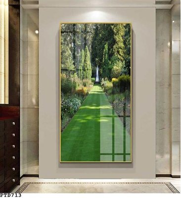 Tải file File phong thủy đứng thác nước PTD713 (gốc) làm tranh treo tường