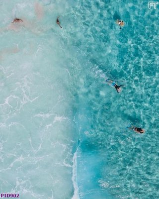 File tranh File phong thủy đứng thác nước PTD902 (gốc) chủ đề trừu tượng