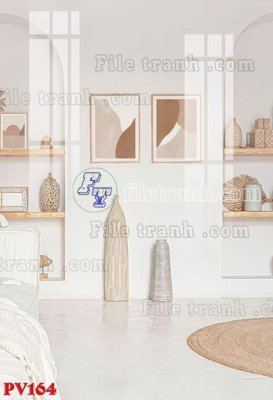 File tranh File gốc in phông live tream phòng phát sóng trực tiếp PV164 (bản gốc) treo tường