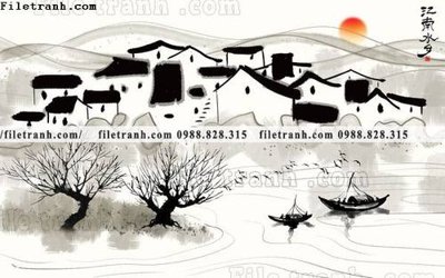 File gốc Phong canh thuy mac Trung Quoc 285 (PNG) không nền chất lượng