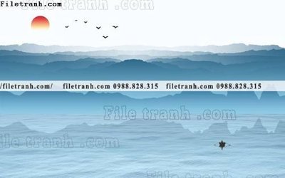 File tranh Phong canh thuy mac Trung Quoc 293 (gốc) in film