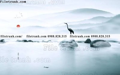 File in ấn Phong canh thuy mac Trung Quoc 296 (bản gốc) sắc nét